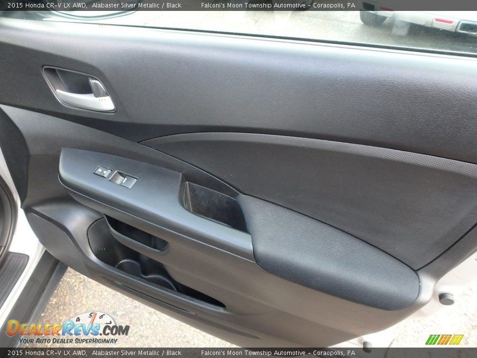 2015 Honda CR-V LX AWD Alabaster Silver Metallic / Black Photo #13