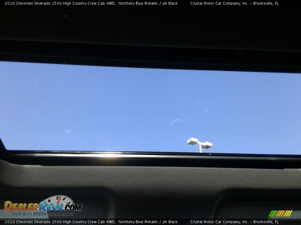 2019 Chevrolet Silverado 1500 High Country Crew Cab 4WD Northsky Blue Metallic / Jet Black Photo #17