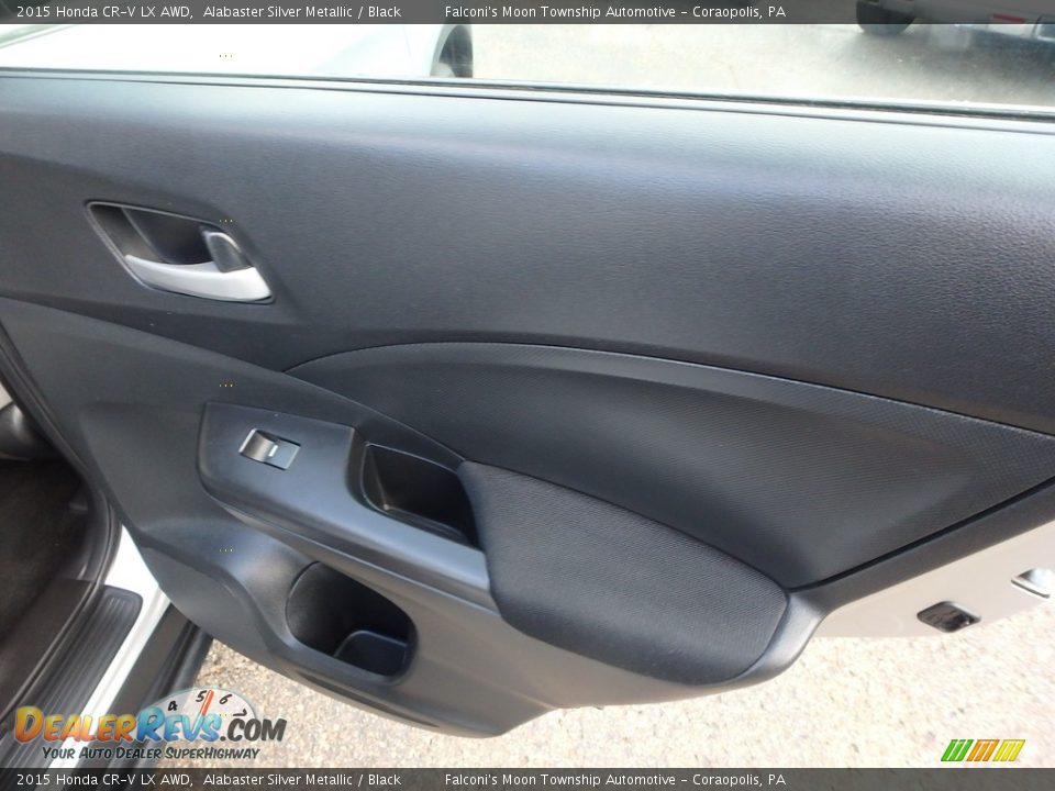 2015 Honda CR-V LX AWD Alabaster Silver Metallic / Black Photo #15