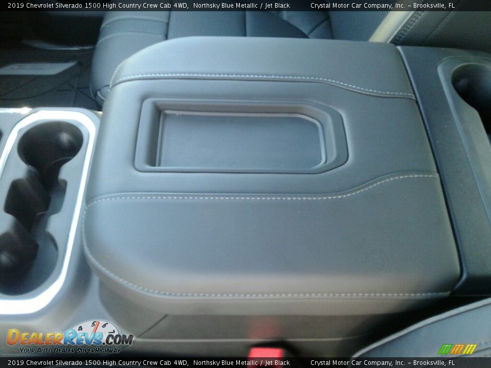2019 Chevrolet Silverado 1500 High Country Crew Cab 4WD Northsky Blue Metallic / Jet Black Photo #19