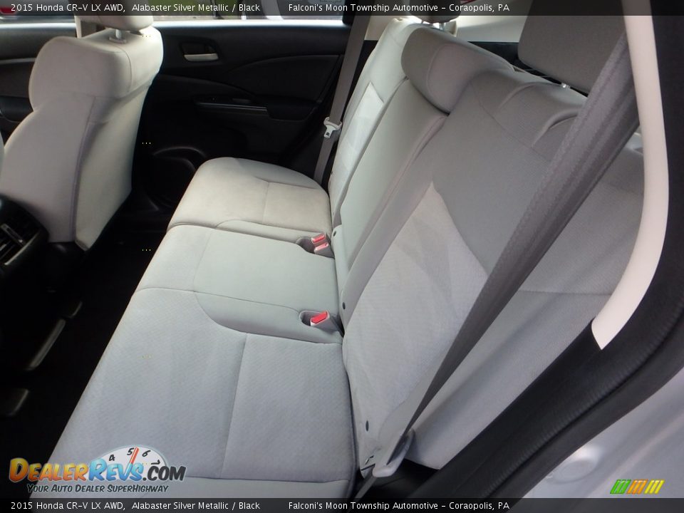 2015 Honda CR-V LX AWD Alabaster Silver Metallic / Black Photo #17