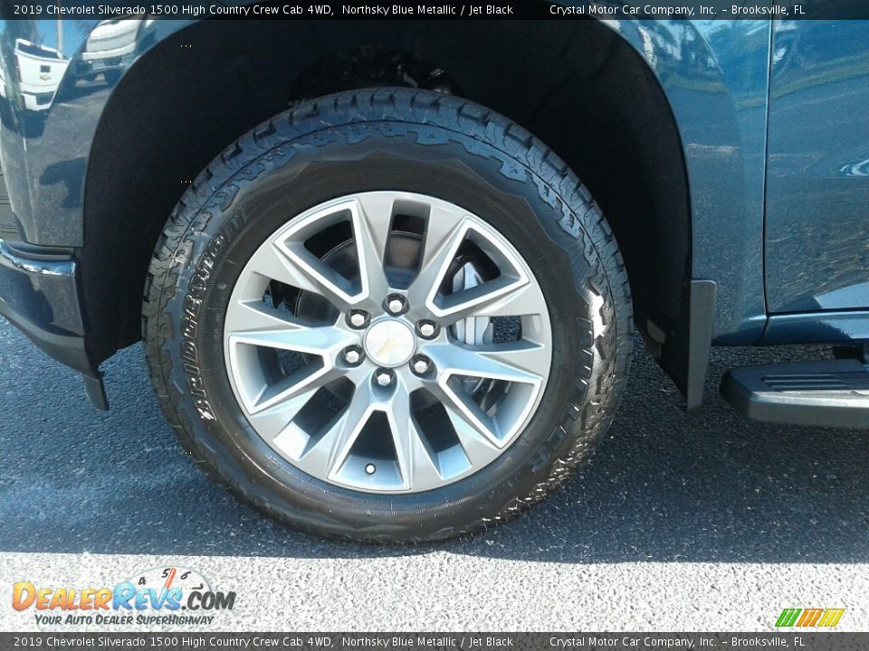 2019 Chevrolet Silverado 1500 High Country Crew Cab 4WD Northsky Blue Metallic / Jet Black Photo #21