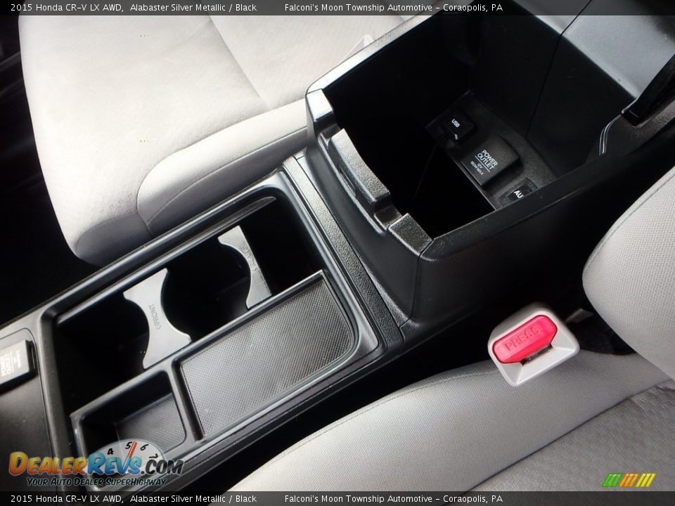 2015 Honda CR-V LX AWD Alabaster Silver Metallic / Black Photo #21