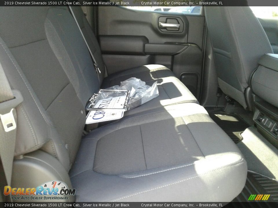 2019 Chevrolet Silverado 1500 LT Crew Cab Silver Ice Metallic / Jet Black Photo #11