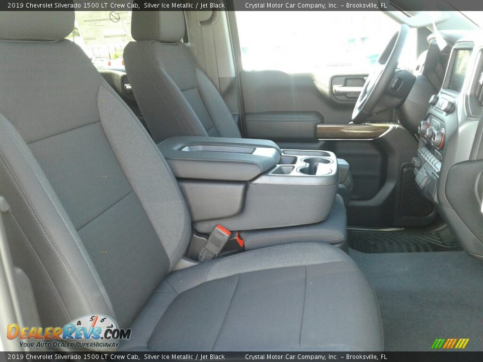2019 Chevrolet Silverado 1500 LT Crew Cab Silver Ice Metallic / Jet Black Photo #12