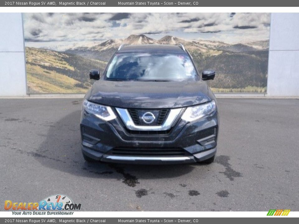2017 Nissan Rogue SV AWD Magnetic Black / Charcoal Photo #8