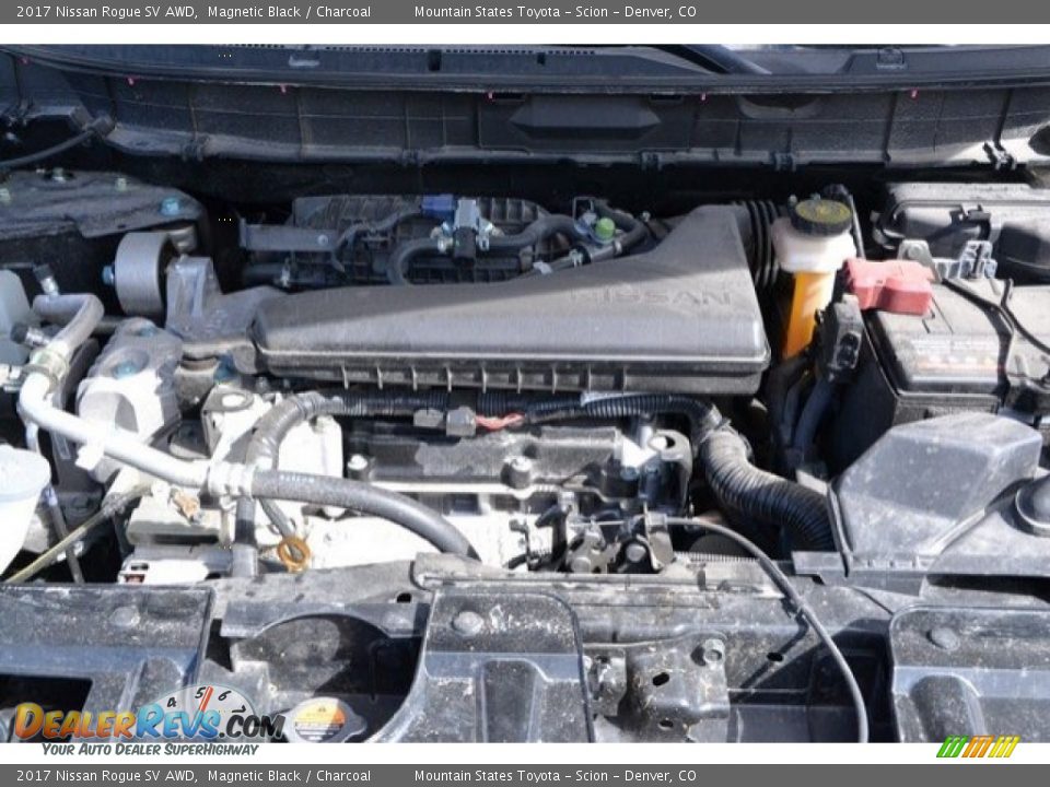 2017 Nissan Rogue SV AWD Magnetic Black / Charcoal Photo #9