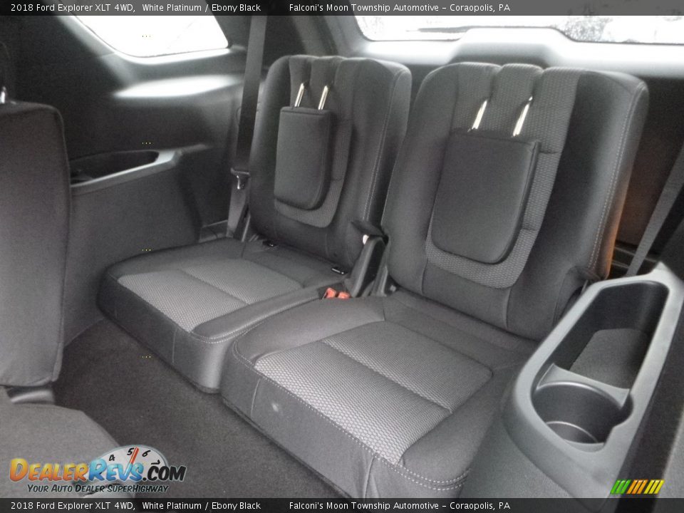 2018 Ford Explorer XLT 4WD White Platinum / Ebony Black Photo #9