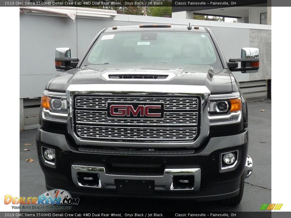 2019 GMC Sierra 3500HD Denali Crew Cab 4WD Dual Rear Wheel Onyx Black / Jet Black Photo #4