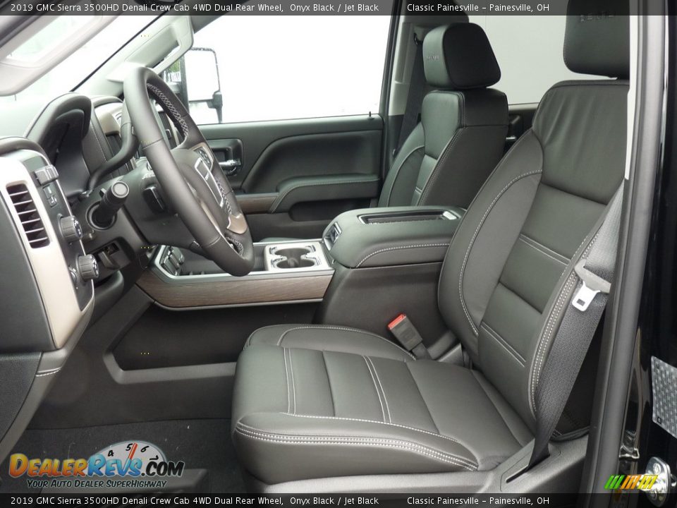 2019 GMC Sierra 3500HD Denali Crew Cab 4WD Dual Rear Wheel Onyx Black / Jet Black Photo #6