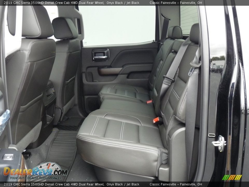 2019 GMC Sierra 3500HD Denali Crew Cab 4WD Dual Rear Wheel Onyx Black / Jet Black Photo #7