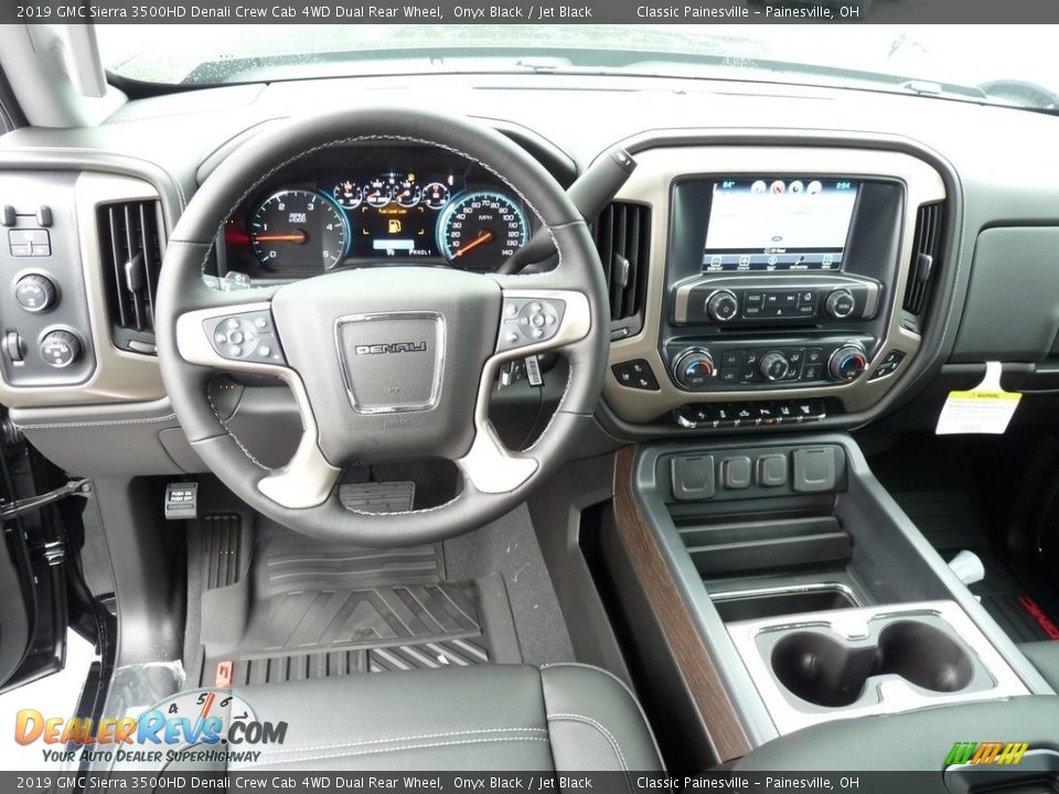 2019 GMC Sierra 3500HD Denali Crew Cab 4WD Dual Rear Wheel Onyx Black / Jet Black Photo #8
