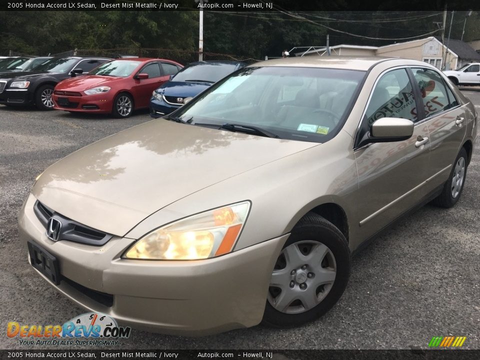 2005 Honda Accord LX Sedan Desert Mist Metallic / Ivory Photo #1
