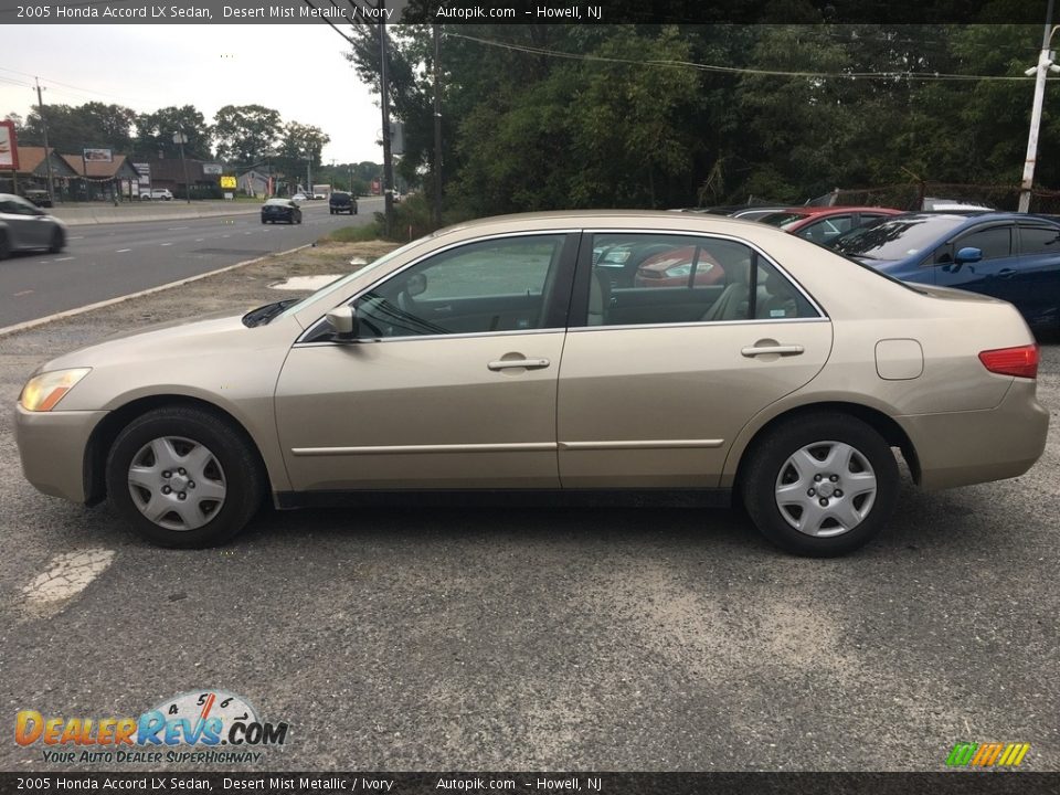 2005 Honda Accord LX Sedan Desert Mist Metallic / Ivory Photo #2