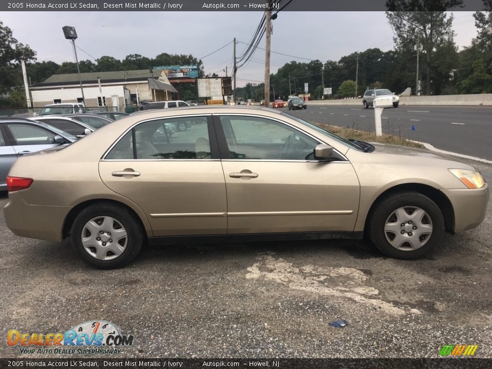2005 Honda Accord LX Sedan Desert Mist Metallic / Ivory Photo #6