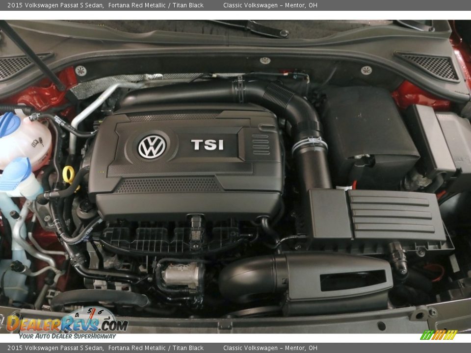 2015 Volkswagen Passat S Sedan Fortana Red Metallic / Titan Black Photo #18