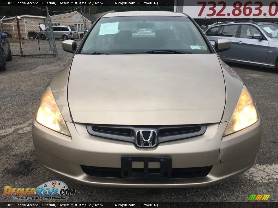 2005 Honda Accord LX Sedan Desert Mist Metallic / Ivory Photo #8
