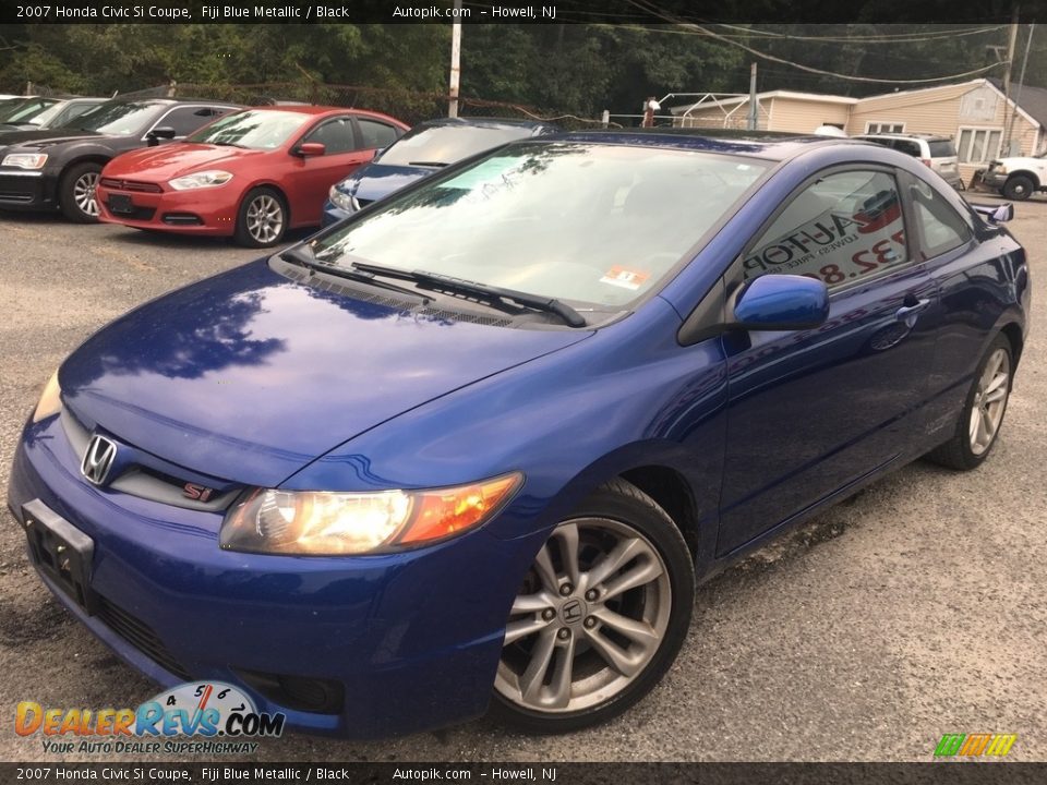 2007 Honda Civic Si Coupe Fiji Blue Metallic / Black Photo #1