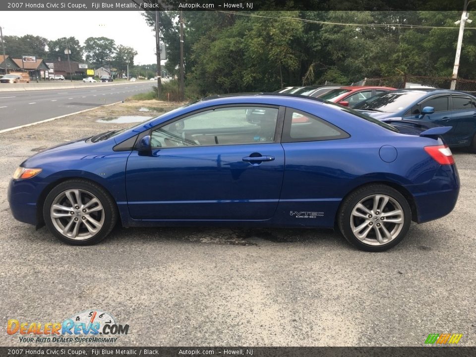 2007 Honda Civic Si Coupe Fiji Blue Metallic / Black Photo #2