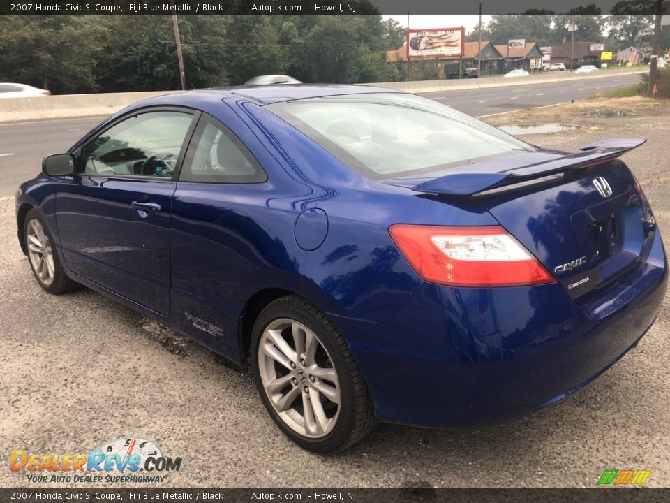 2007 Honda Civic Si Coupe Fiji Blue Metallic / Black Photo #3