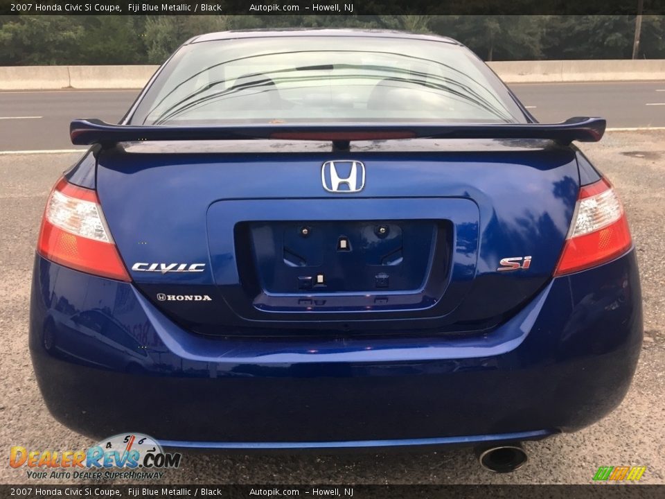 2007 Honda Civic Si Coupe Fiji Blue Metallic / Black Photo #4