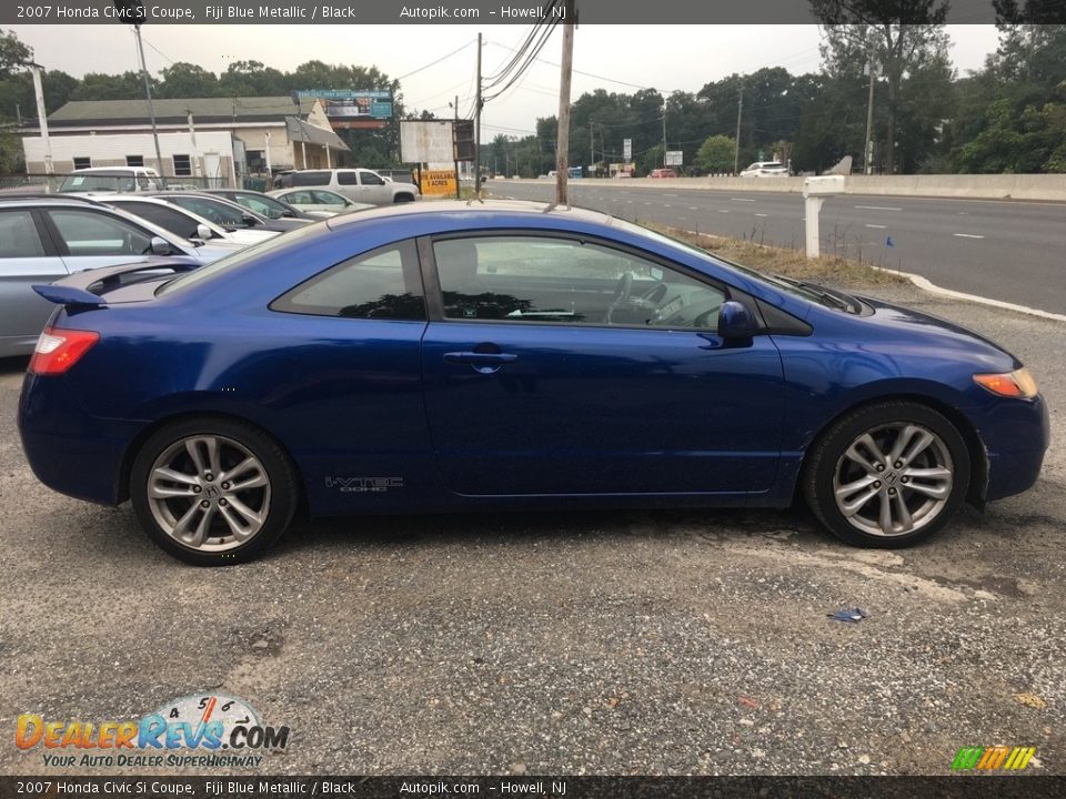 2007 Honda Civic Si Coupe Fiji Blue Metallic / Black Photo #6