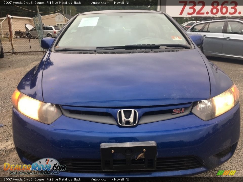 2007 Honda Civic Si Coupe Fiji Blue Metallic / Black Photo #8