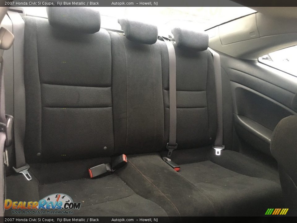 2007 Honda Civic Si Coupe Fiji Blue Metallic / Black Photo #11
