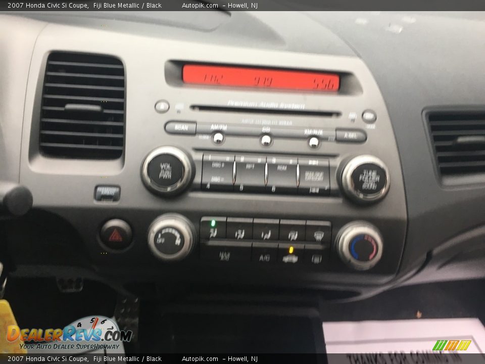 2007 Honda Civic Si Coupe Fiji Blue Metallic / Black Photo #13