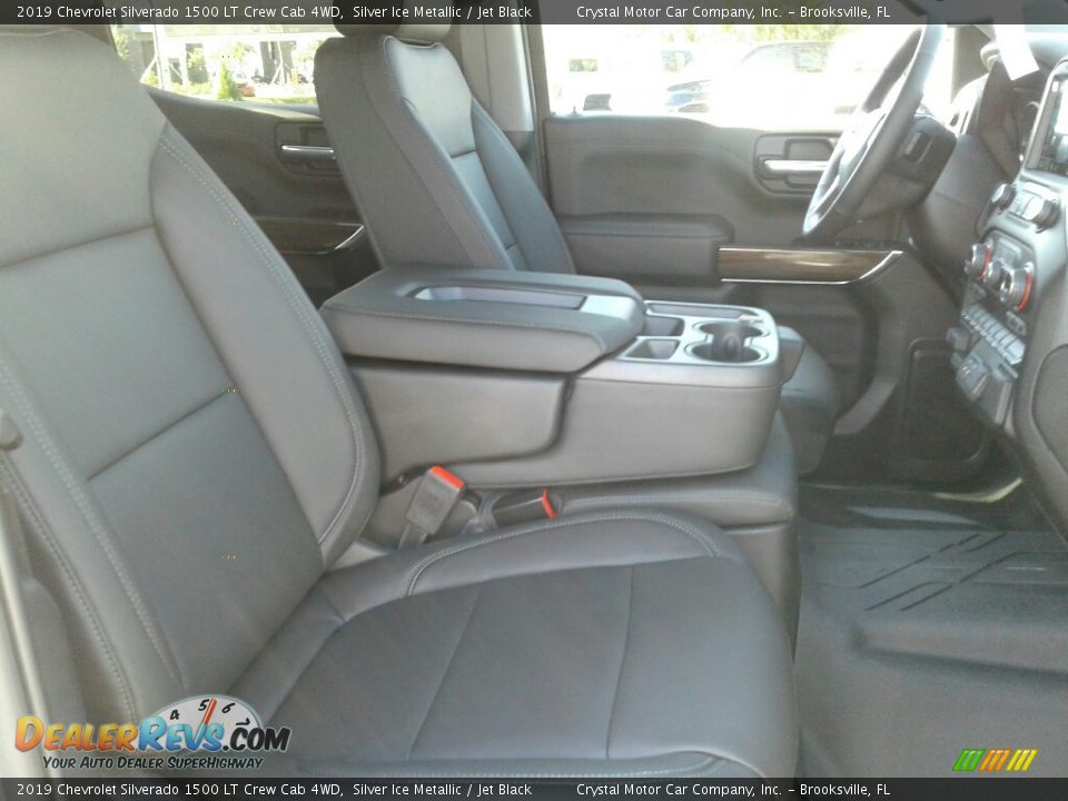 2019 Chevrolet Silverado 1500 LT Crew Cab 4WD Silver Ice Metallic / Jet Black Photo #12