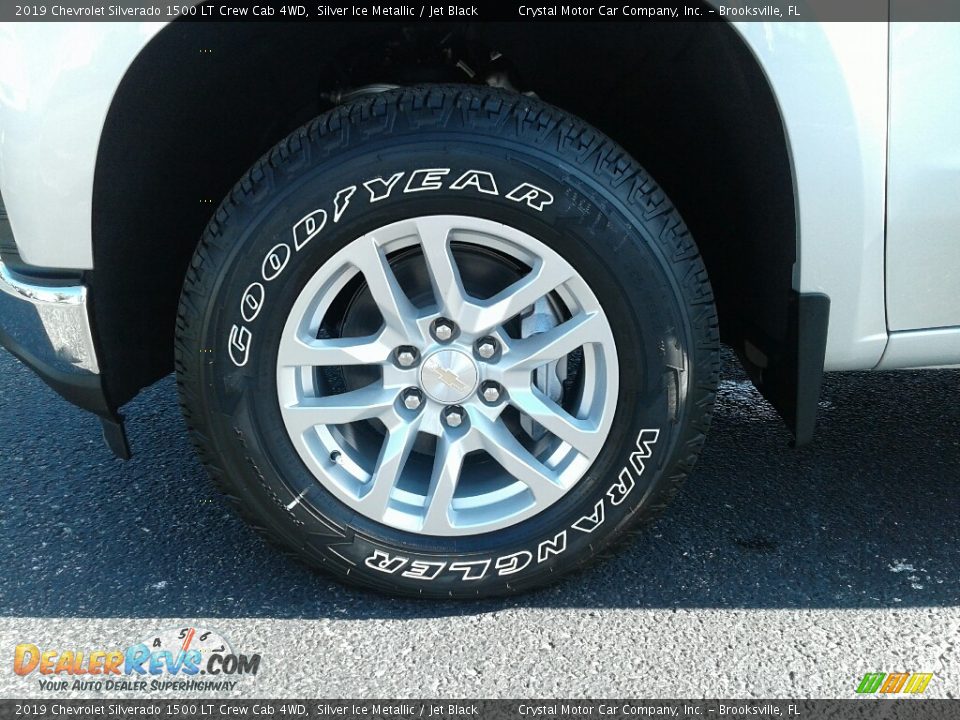 2019 Chevrolet Silverado 1500 LT Crew Cab 4WD Silver Ice Metallic / Jet Black Photo #20