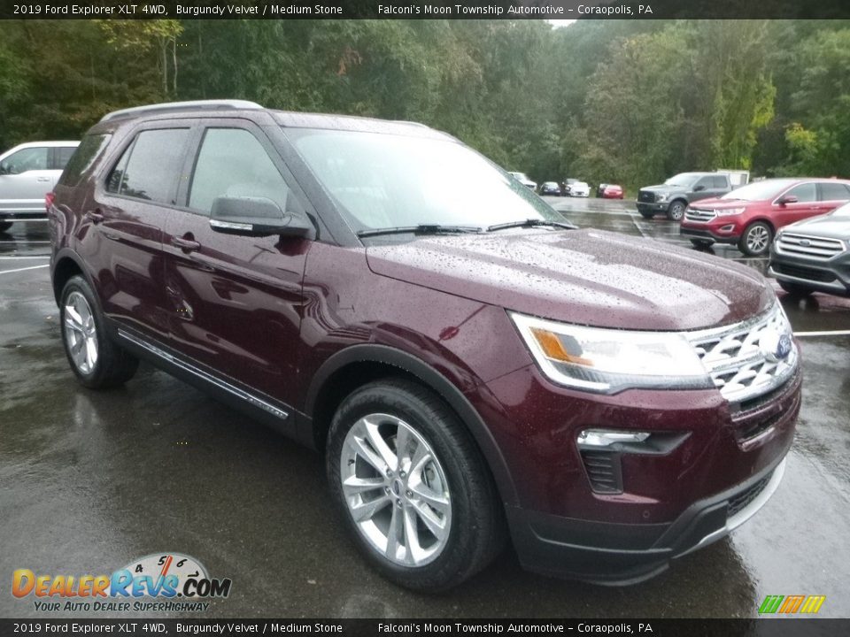 Burgundy Velvet 2019 Ford Explorer XLT 4WD Photo #5