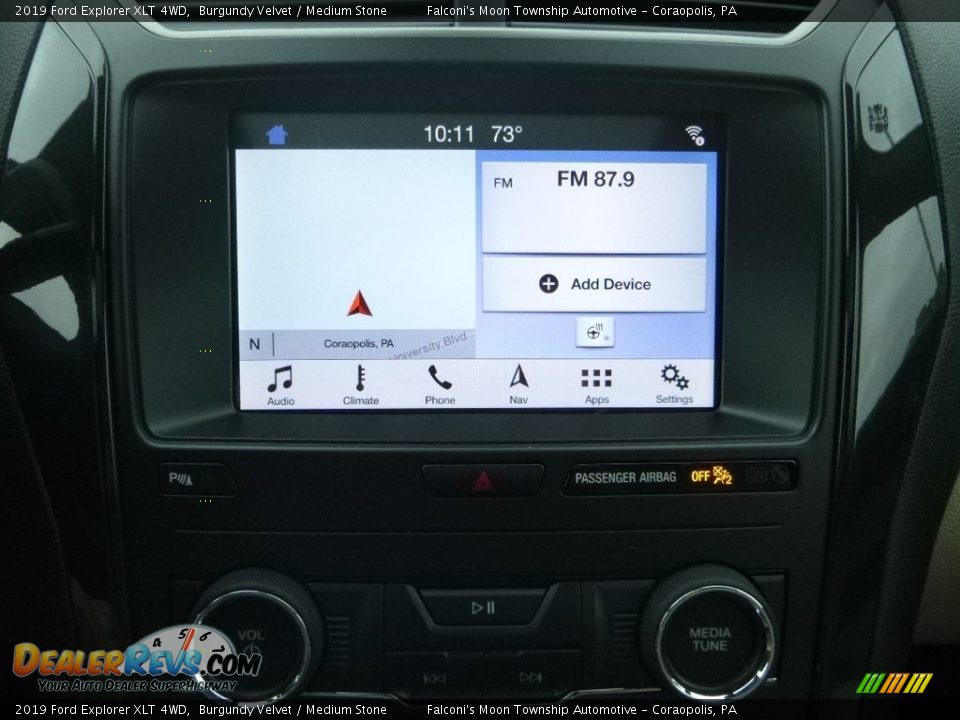 Navigation of 2019 Ford Explorer XLT 4WD Photo #12