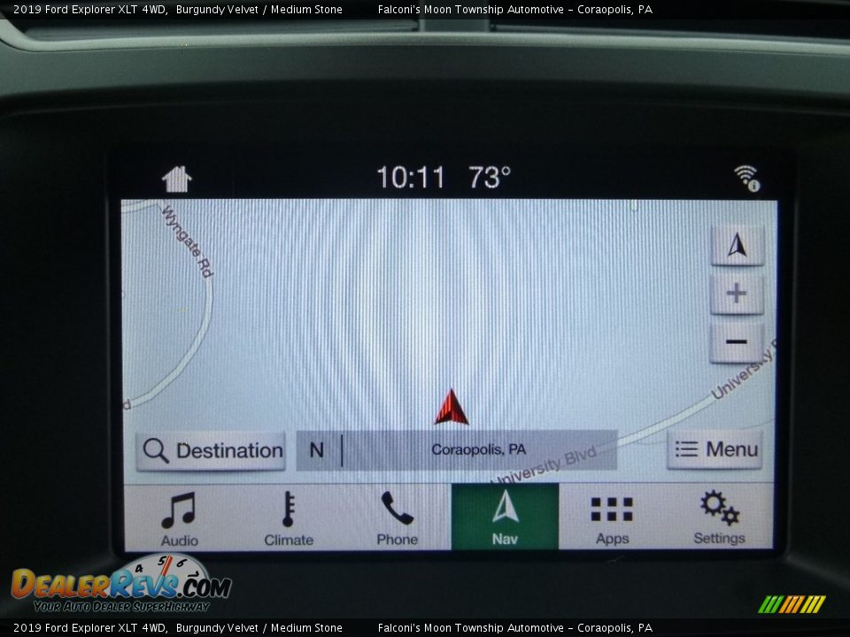 Navigation of 2019 Ford Explorer XLT 4WD Photo #13