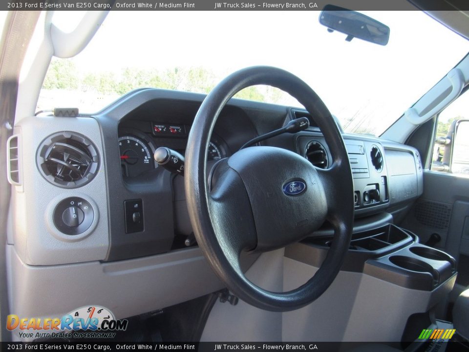 2013 Ford E Series Van E250 Cargo Oxford White / Medium Flint Photo #26