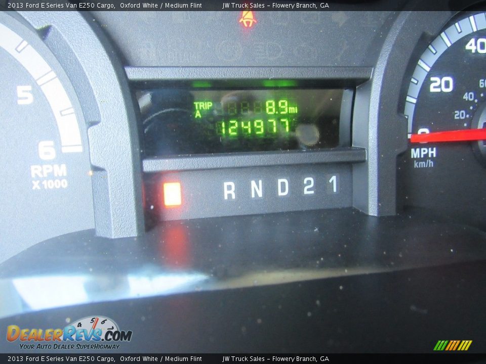2013 Ford E Series Van E250 Cargo Oxford White / Medium Flint Photo #28