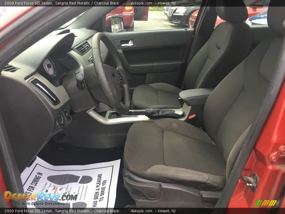 2009 Ford Focus SES Sedan Sangria Red Metallic / Charcoal Black Photo #9