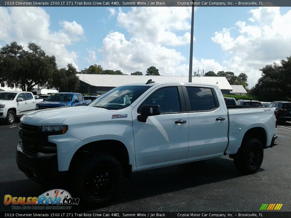 2019 Chevrolet Silverado 1500 LT Z71 Trail Boss Crew Cab 4WD Summit White / Jet Black Photo #1