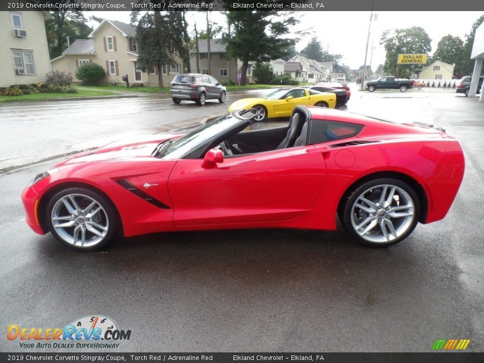 2019 Chevrolet Corvette Stingray Coupe Torch Red / Adrenaline Red Photo #5