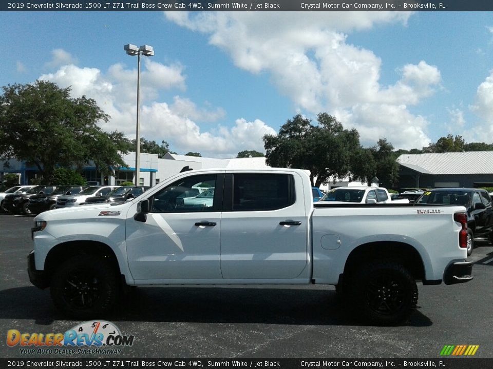 2019 Chevrolet Silverado 1500 LT Z71 Trail Boss Crew Cab 4WD Summit White / Jet Black Photo #2