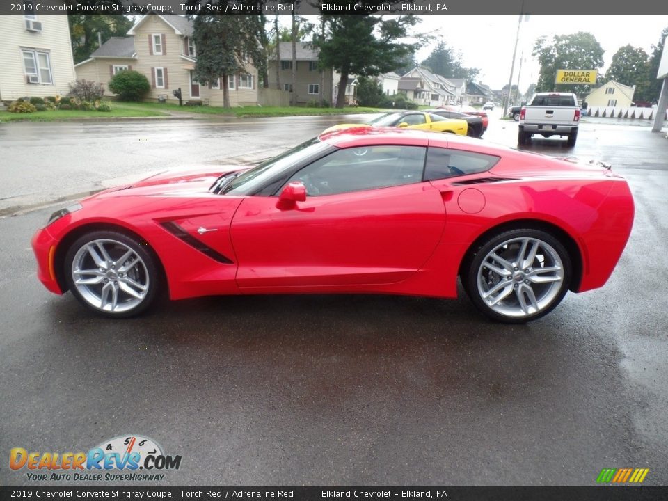 2019 Chevrolet Corvette Stingray Coupe Torch Red / Adrenaline Red Photo #6