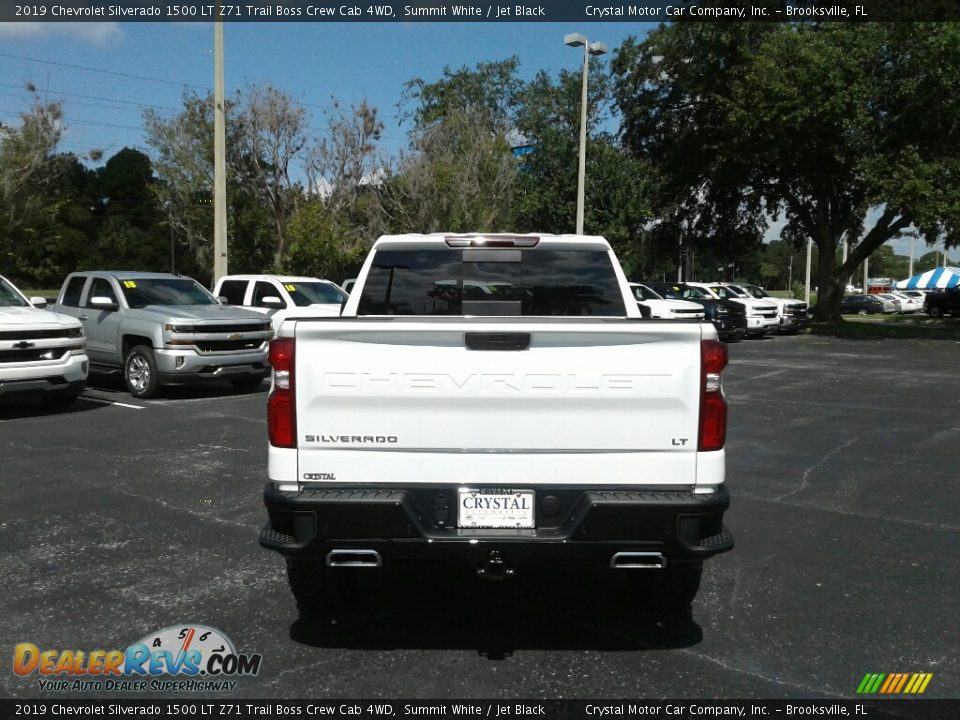 2019 Chevrolet Silverado 1500 LT Z71 Trail Boss Crew Cab 4WD Summit White / Jet Black Photo #4