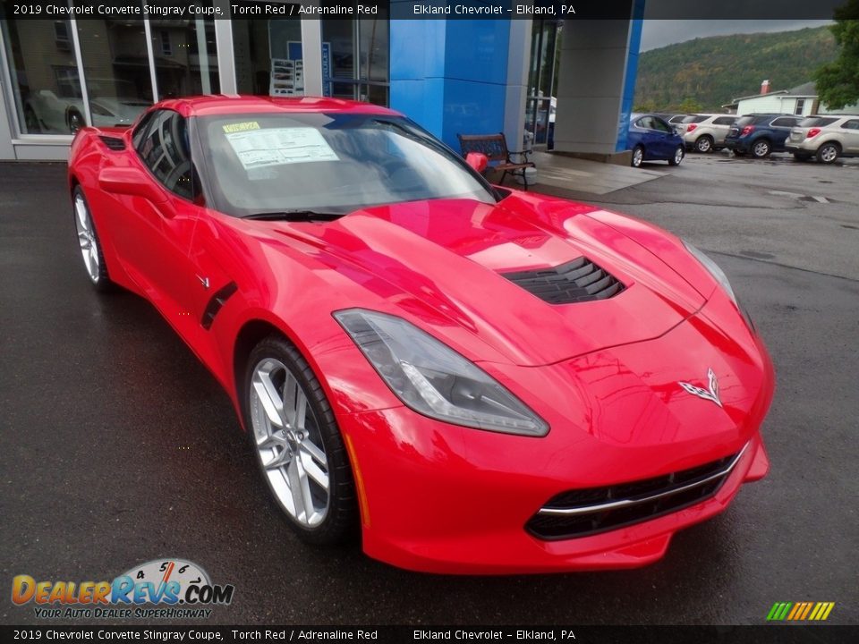 2019 Chevrolet Corvette Stingray Coupe Torch Red / Adrenaline Red Photo #9