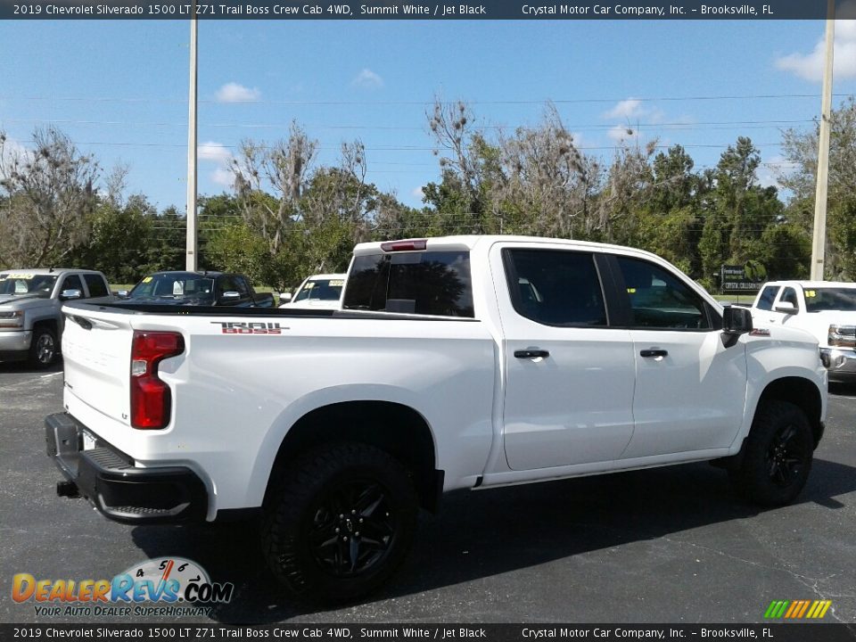2019 Chevrolet Silverado 1500 LT Z71 Trail Boss Crew Cab 4WD Summit White / Jet Black Photo #5