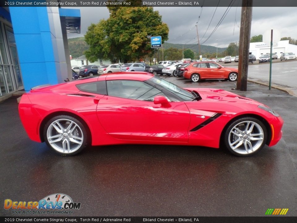 2019 Chevrolet Corvette Stingray Coupe Torch Red / Adrenaline Red Photo #10