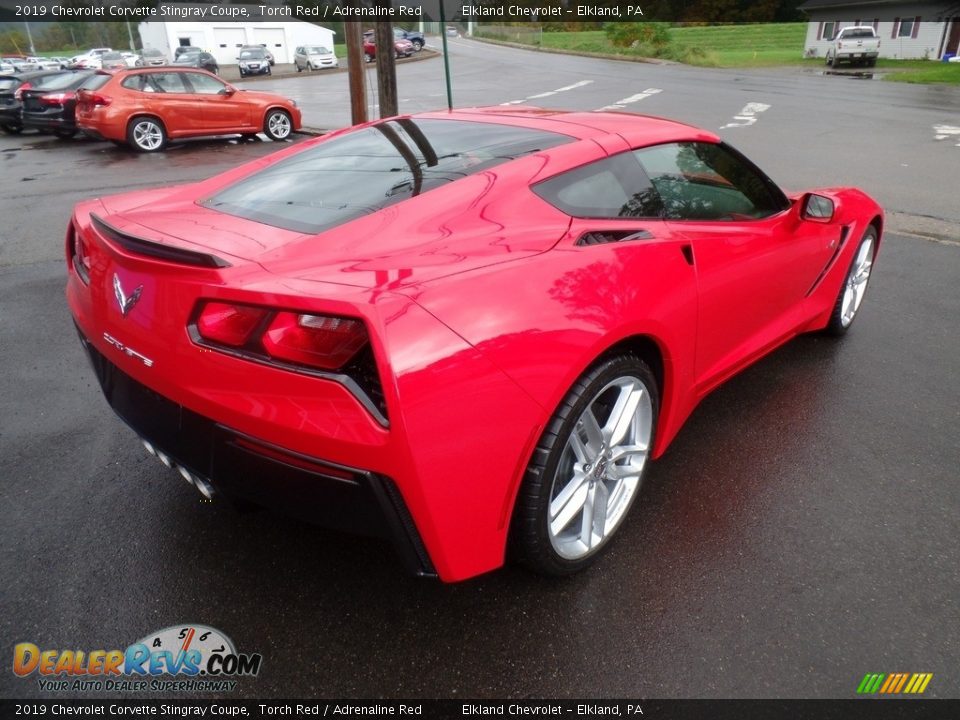 2019 Chevrolet Corvette Stingray Coupe Torch Red / Adrenaline Red Photo #11