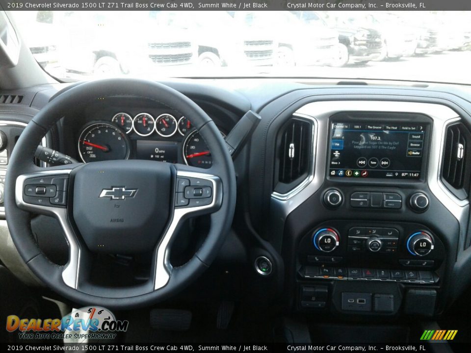 2019 Chevrolet Silverado 1500 LT Z71 Trail Boss Crew Cab 4WD Summit White / Jet Black Photo #13