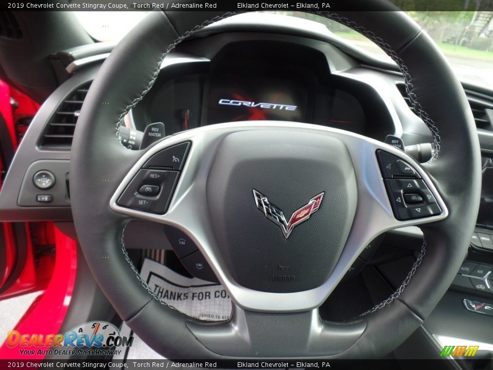 2019 Chevrolet Corvette Stingray Coupe Torch Red / Adrenaline Red Photo #22