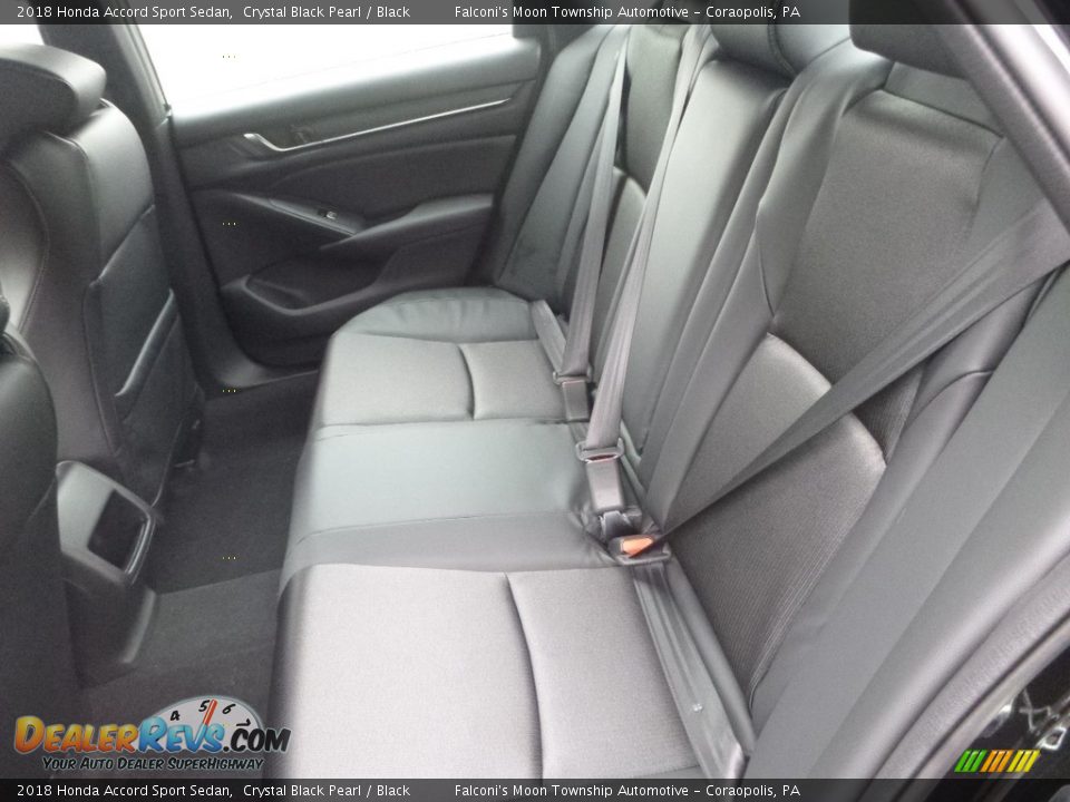 2018 Honda Accord Sport Sedan Crystal Black Pearl / Black Photo #10
