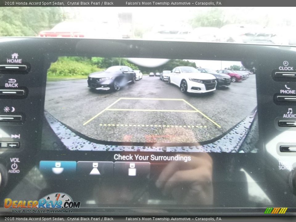2018 Honda Accord Sport Sedan Crystal Black Pearl / Black Photo #15